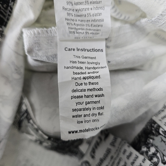 Motel Denim Jeans Newsprint Tarot High-waisted Flare Leg - Picture 6 of 15